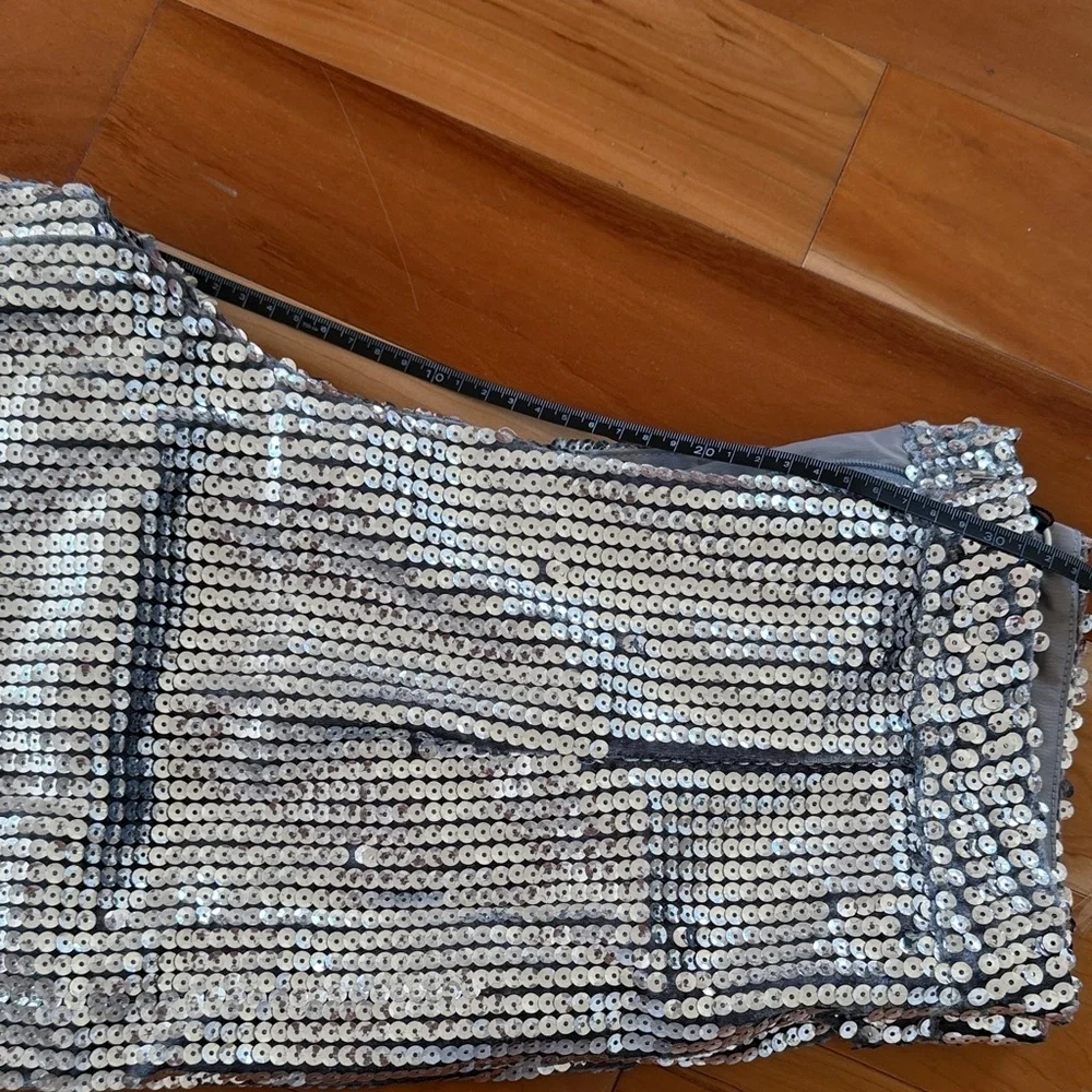 Boohoo Metallic Sequin Trousers